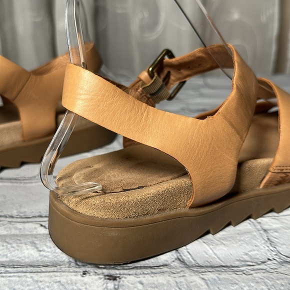 Madewell Addie Sandal Desert Camel Tan size 8 1/2 leather sandals - Picture 14 of 16